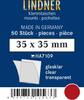 Lindner Klemmtaschen-Zuschnitte Klar 35 x 35 mm (50 Stück) HA7109 Neu -