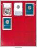 Lindner Münzbox Hellrot Standard 2219 Neu -
