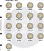 Lindner Karat Vordruckblatt für 2 Euro-Gedenkmünzen 1118-8 Neu -