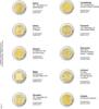 Lindner Karat Vordruckblatt für 2 Euro-Gedenkmünzen 1118-17 Neu -