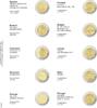 Lindner Karat Vordruckblatt für 2 Euro-Gedenkmünzen 1118-24 Neu -