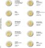 Lindner Karat Vordruckblatt für 2 Euro-Gedenkmünzen 1118-27 Neu -