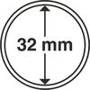 Leuchtturm Münzkapsel Grips 32 mm (10er Pack) 304799 Neu -