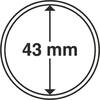 Leuchtturm Münzkapsel Grips 43 mm (10er Pack) 322622 Neu -