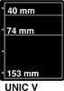 DAVO Kosmos Einsteckblatt UNIC V, 5er Pack DV29709 Neu -