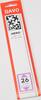 Davo Streifen Nero schwarz N26 (215 x 30 mm) DV21026 Neu -