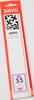 Davo Streifen Nero schwarz N33 (215 x 37 mm) DV21033 Neu -