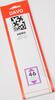 Davo Streifen Nero schwarz N46 (215 x 50 mm) DV21046 Neu -