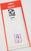 Davo Streifen Nero schwarz N78 (215 x 82 mm) DV21078 Neu -