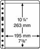 Leuchtturm Hüllen Schwarz Vario Plus 1S (5er Pack) 321927 Neu -