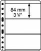 Leuchtturm Hüllen Schwarz Vario Plus 3S (5er Pack) 311136 Neu -