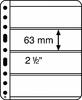 Leuchtturm Hüllen Schwarz Vario Plus 4S (5er Pack) 303194 Neu -