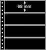 Leuchtturm R-Tafeln Schwarz 4er Einteilung (5er Pack) 359389 Neu -