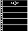 Leuchtturm R-Tafeln Schwarz 5er Einteilung (5er Pack) 359390 Neu -