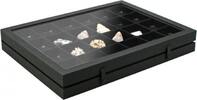 Safe Premium-Vitrine Black Edition mit 24 Fächern à 65 x 58 mm Nr. 5676 Neu -