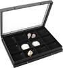Safe Premium-Vitrine Black Edition mit 12 Fächern à 87 x 90 mm Nr. 5675 Neu -