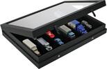 Safe Premium-Vitrine Black Edition mit 6 Fächern à 275 x 57 mm Nr. 5674 Neu -