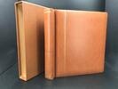 Schaubek Klemmbinder als Lagerbuch, 20 schwarze Seiten, 2 Taschen neuwertig -