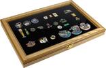 Safe Pin-Vitrine Design Wildeiche Nr. 5885 Neu -