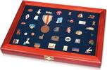 Safe Holz-Vitrine für Pin`s Nr. 5866 Neu -
