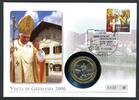 Vatikan 2006 Numisbrief mit Medaille Benedikt XVI. in Deutschland ST -