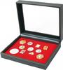 Lindner Sammelkassette NERA VARIUS PLUS mit hellrotem Einsatz 2369-2417E Neu -