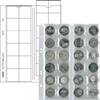 Lindner Multi Collect Blätter, für 24 Münzen bis 34 mm Ø, MU24R (5er Pack) Neu -