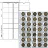 Lindner Multi Collect Blätter, für 35 Münzen bis 27 mm Ø, MU35R (5er Pack) Neu -