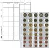 Lindner Multi Collect Blätter, für 5 Euro-Kursmünzsätze, MU40R (5er Pack) Neu -