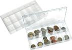 Lindner Sammelbox stapelbar mit 12 festen Fächern 4822 Neu -