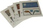 Lindner-T Frankreich Souvenirblocks 2006-2008 Vordrucke 132-06B Neuware -