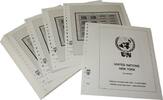 Lindner-T Uno New York Flaggenserie Kleinbogen 2001-20 Vordrucke 600S-01 Neuware -