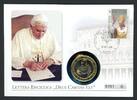 Vatikan 2006 Numisbrief mit Medaille Benedikt XVI. Deus Caritas Est ST -