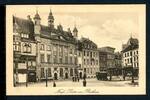 AK Neuss 1917 Rathaus mit Oldtimer Bus -