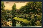 AK Neuss 1923 Stadtgarte, Rosen-Anlage, coloriert -