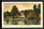AK Neuss 1923 Stadtpark-Teich mit Restaurant -