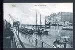 AK Neuss um 1920 Hafen mit Simonsmühle und Lagerhaus -