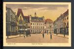 AK Neuss um 1910 Markt mit Rathaus, Pferdefuhrwerke + Postkutsche -