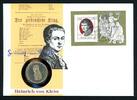 Bund 1977 Numisbrief mit 5 DM Kleist BU -