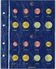 Leuchtturm Münzblätter VISTA für Euro-Kursmünzensätze (2er Pack) 315537 Neu -