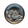    Schweiz Medaillenblatt Tiere der Heimat Stichling Medaille Feinsilber 