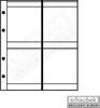 Schaubek Münzhüllen 4 Fächer 80x80 MZ2-5, 5er Pack Neu -
