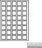 Schaubek Münzschuber Solo, blau, 40 Fächer 33 x 33 mm K843 Neu -