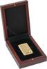 Leuchtturm Münzetui VOLTERRA für 1x Goldbarren 250g, Mahagoni 368375 Neu -