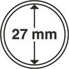 Leuchtturm Münzkapsel Grips 27 mm (100er Pack) 316114 Neu -
