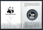 Bahrain 1986 5 Dinars WWF Gazelle im Folder PP -