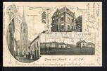 AK Anrath Kreis Viersen 1904 Kirche, Rathaus, Gefängnis -