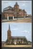 AK Schiefbahn Kr. Viersen um 1910 Hubertusstift und Pfarrkirche -