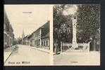 AK Willich Kr. Viersen 1908 Peterstrasse und Denkmal -