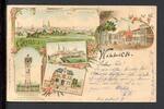 AK Willich Kr. Viersen 1900 Rathaus, Denkmal etc. -